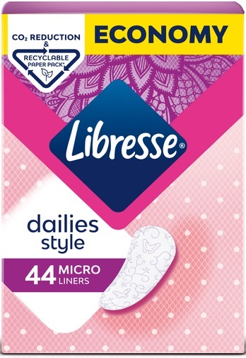Прокладки ежедневные гигиенические Libresse Dailies Style Micro, 44 шт