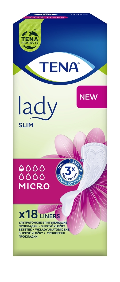 Прокладки урологічні Tena Lady Slim Micro, 18 штук
