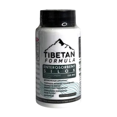 Ентеросорбент Сілокс Tibetan formula, 60 капсул