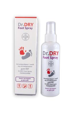Антиперспірант Фармасорбе Dr.DRY Foot Spray для ніг, 100 мл