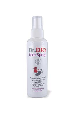 Антиперспірант Фармасорбе Dr.DRY Foot Spray для ніг, 100 мл