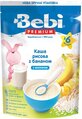 Каша молочна Bebi Premium Рисова з бананом, з 6 місяців, 200 г