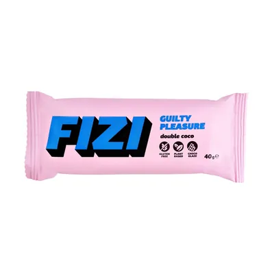 Батончик Fizi Guilty Pleasure подвійний кокос, 10 штук по 40 г