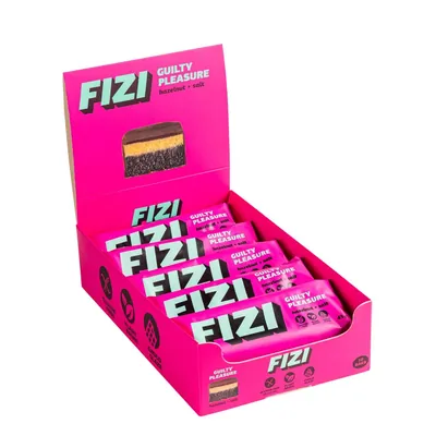 Батончик Fizi Guilty Pleasure фундук та гімалайська сіль, 10 штук по 45 г