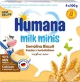 Пудинг Humana манний з печивом для харчування дітей від 8 місяців, 4 х 100 г