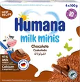 Пудинг Humana шоколадний для харчування дітей з 10 місяців, 4 х 100 г
