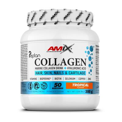 Коллаген морской Amix Nutrition Collagen Marine Peptan Drink тропический, 300 г