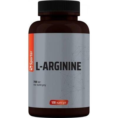 L-аргинин Sporter L-Arginine 700 мг, 120 капсул
