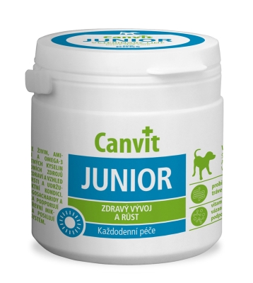 Витамины для щенков и молодых собак Canvit Junior, 100 г