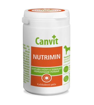 Витамины для собак Canvit Nutrimin for dogs при кормлении домашней едой, 230 г