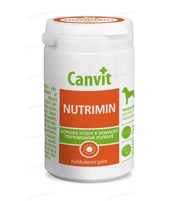 Вітаміни для собак Canvit Nutrimin for dogs при годуванні домашньою їжею, 230 г