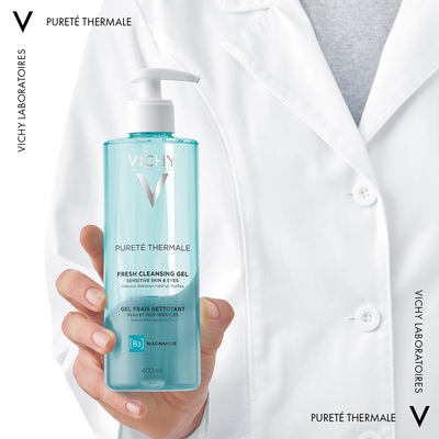Гель для умывания Vichy Purete Thermale освежающий очищающий для всех типов кожи, даже чувствительной, 400 мл