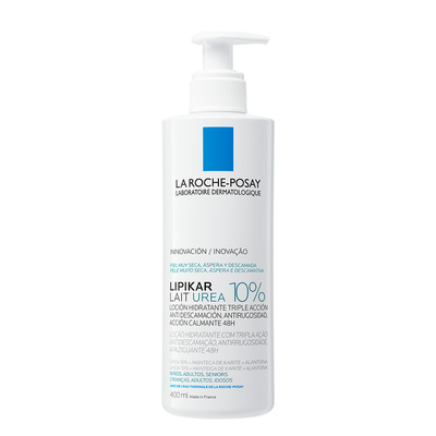 Молочко La Roche-Posay Lipikar Urea 10% зволожуюче з сечовиною проти сухості тіла, 400 мл