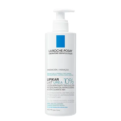 Молочко La Roche-Posay Lipikar Urea 10% зволожуюче з сечовиною проти сухості тіла, 400 мл