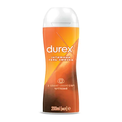 Гель-змазка інтимна Durex Massage Sensual з іланг-ілангом чуттєвий (лубрикант), 200 мл