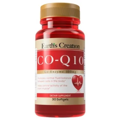 Коензим Q10 Earth's Creation CoQ-10 100 мг, 30 гелевих капсул