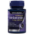 Мелатонин 3 мг + витамин B6 Earth's Creation Melatonin 3 mg with B-6, 60 таблеток