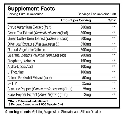 Жироспалювач Earth's Creation EC Sports ThermoShred, 90 капсул