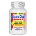 Цитрат Кальция + витамин D Earth's Creation Calcium Citrate + Vitamin D, 60 гелевых капсул