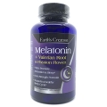Мелатонин + корень валерианы и пассифлора Earth's Creation Melatonin + Valerian Root & Passion Flower, 100 капсул