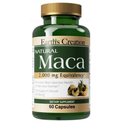 Мака Earth's Creation Maca,  60 капсул
