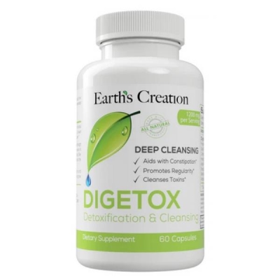 Добавка для очищения организма Earth's Creation Digetox, 60 капсул