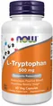 L-триптофан NOW L-Tryptophan 500 мг вег. капсули №60
