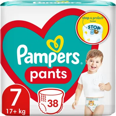 Підгузки-трусики Pampers Pants Active Baby дитячі розмір 7, 15+ кг, 38 шт