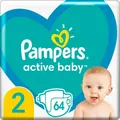 Підгузки дитячі Pampers Active Baby розмір 2, 4-8 кг, 64 шт