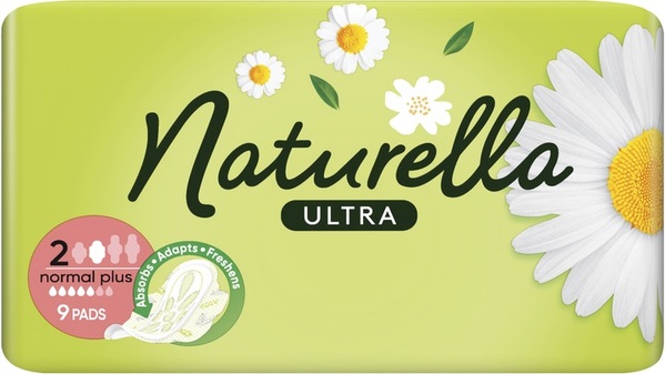 Прокладки гигиенические Naturella Ultra Normal Plus 5 капель, 9 шт