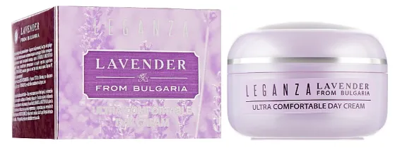Крем для обличчя Leganza Lavender from Bulgaria денний ультракомфортний, 45 мл