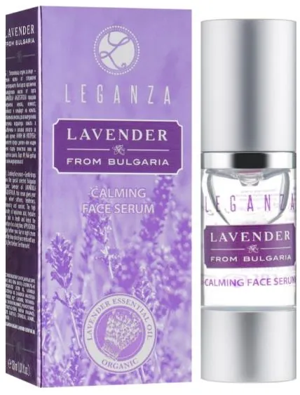 Сироватка для обличчя Leganza Lavender заспокійлива, 30 мл