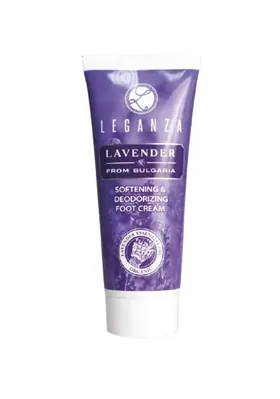 Крем для ніг Leganza Lavander from Bulgaria пом'якшувальний дезодоруючий, 75 мл