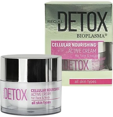 Крем для обличчя і шиї Regal Detox активний клітинне живлення, 45 мл