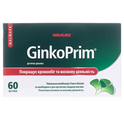 ГинкоПрим таблетки №60