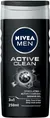 Гель для душу чоловічий Nivea Men 3-в-1 Active Clean для тіла, обличчя та волосся, 250 мл