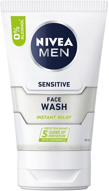 Гель для вмивання Nivea Men Миттєве полегшення для чутливої шкіри чоловічий (88875), 100 мл