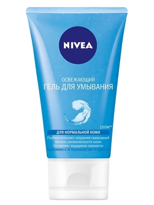 Гель для умывания и очищения Nivea освежающий для нормальной кожи, 150 мл