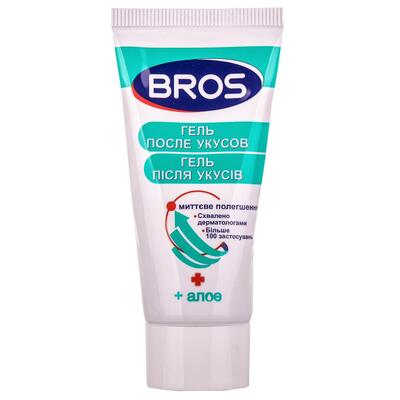 Гель Bros алоэ после укусов, 35 мл