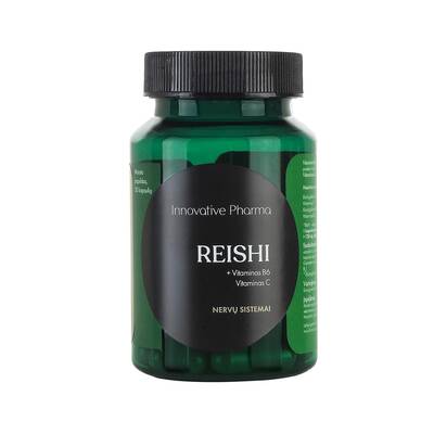 Гриб Рейши и Витамин В6 Innovative Pharma Reishi+Vitamin B6+Vitamin C капсулы №30