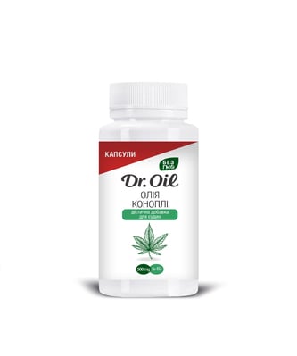 Диетическая добавка Масло конопляное Dr. Oil капсулы №60