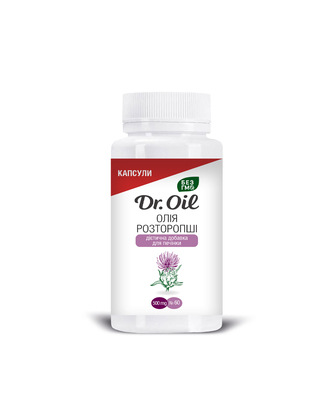 Диетическая добавка Масло Расторопши Dr. Oil капсулы №60