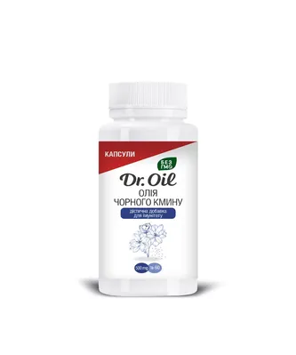 Дієтична добавка Олія Чорного кмину Dr. Oil капсули №60