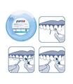 Зубная нить Paro Swiss paro brush'n floss суперфлос, 20 х 15 см