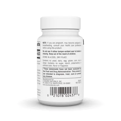 Альфа-ліпоєва кислота Source Naturals Alpha Lipoic Acid 600 мг, 30 капсул