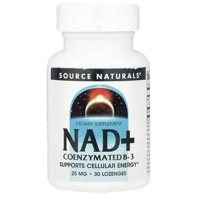 Вітамін В3 Source Naturals NAD+ Coenzymated B-3 25 мг, 30 льодяників