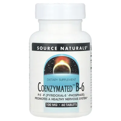 Вітамін В6 Source Naturals Coenzymated B-6 100 мг, 60 таблеток