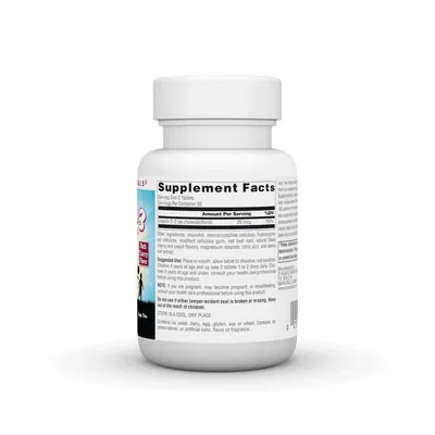 Вітамін Д3 для дітей Source Naturals Kids D-3 400 IU смак чорної вишні, 100 таблеток