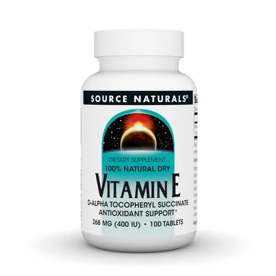 Вітамін Е Source Naturals Vitamin E 400 IU, 100 таблеток