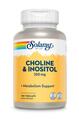 Холин и инозитол Solaray Choline & Inositol 250 мг, 100 капсул